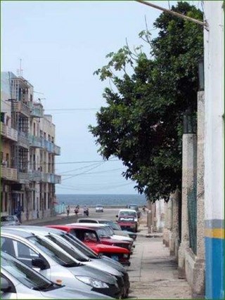 El malecon a pocos metros del apartamento