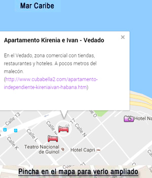 Pincha para ver la ubicacion del Apartamento  Kirenia e Ivan en La Habana