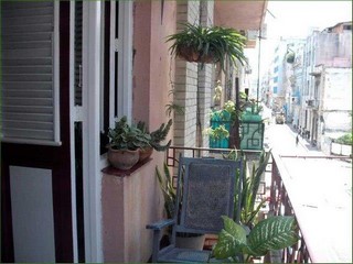 Balcon del apartamento de Frank en la Habana