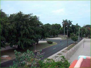 Vista desde el apartamento independiente Isabel en la Habana