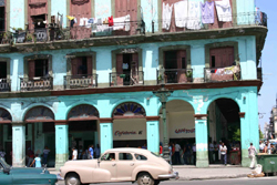 Calles antiguas en la Habana Vieja