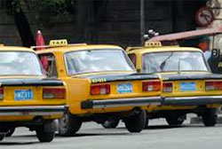 Taxi para recogida en aeropuerto de la Habana, Cuba