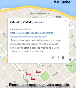 Pincha para ver la ubicacion del Apartamento Ana Lourdes en La Habana